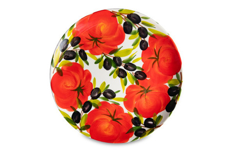 Тарелка обеденная 28см Edelweiss Томаты и оливки