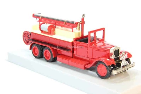 ZIS-6 PMZ-1 Firefighter open cab LOMO-AVM 1:43