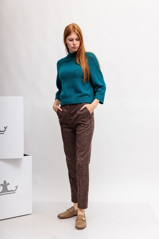 UNQ Брюки классические в клетку с технологией Wool Look