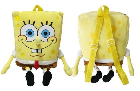 Губка Боб рюкзак плюшевый — Sponge Bob Plush Backpacks