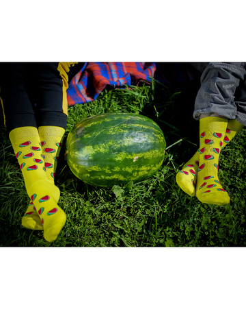 Носки с принтом арбуза оптом
