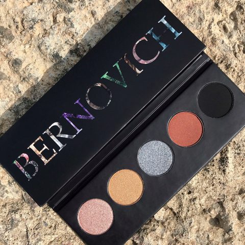 Bernovich Тени для век Stone collection Obsidian ,5 тонов 7,5г