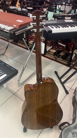 FENDER CD-140SCE DREAD NAT W/CASE электроакустическая гитара, цвет натуральный, в комплекте кейс