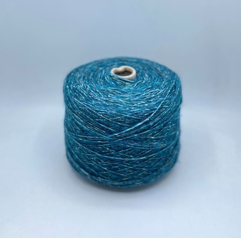 Linea Piu (пр.Италия), art.Scottish, 250м/100гр. 53%Меринос 23%Полиэстер 12% Акрил 12%Полиамид, цвет-Океан на молочной основе,арт.31046