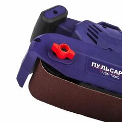 Шлифмашина ленточная ПУЛЬСАР ЛШМ 1000C (1000Вт, лента 76х533, 200-400м/мин, 5,1 кг)