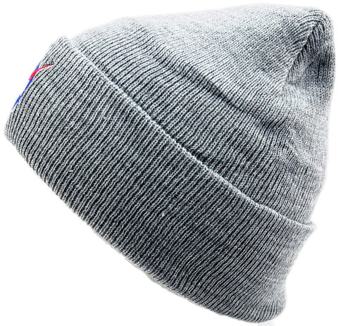 Картинка шапка вязаная Skully Wear beanie nas grey - 5