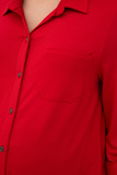 Рубашка для беременных 11203 красный