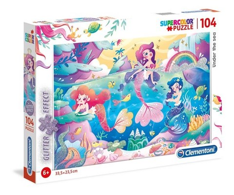 Puzzle PZL 104 GLITTER UNDER THE SEA