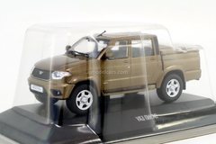 UAZ Patriot Pickup 2016 brown 1:43 DeAgostini Auto Legends New Era #3