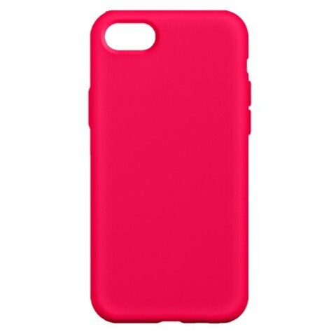 Силиконовый чехол Silicon Case WS для iPhone 7, 8, SE 2020, SE 2022 (Ярко-розовый)