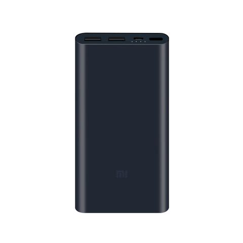 Портативное зарядное устройство Xiaomi Mi Power Bank 10000mAh 2S (2018 2-USB) Тёмно-Синий