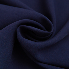 Ткань штапель однотон, 130 гр/м2, ш. 145 см, тёмно-синий