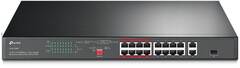 TP-Link TL-SL1218P 18-портовый коммутатор с 16 PoE+ портами 10/100 Мбит/с и 2 гигабитными портами