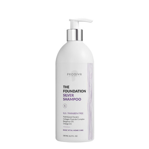 Prodiva Silver The Foundation Shampoo - Шампунь серебристый тонирующий АКЦИЯ!