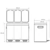 Bemeta 104315262 HOME: Контейнер для сортировки мусора, 3? 14 l