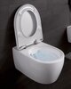Подвесной унитаз Geberit Renova Compact, с укороченным вылетом, закрытая форма, Rimfree: T=49см, Белый