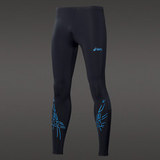 Тайтсы Asics Tiger Tight мужские черные с синим