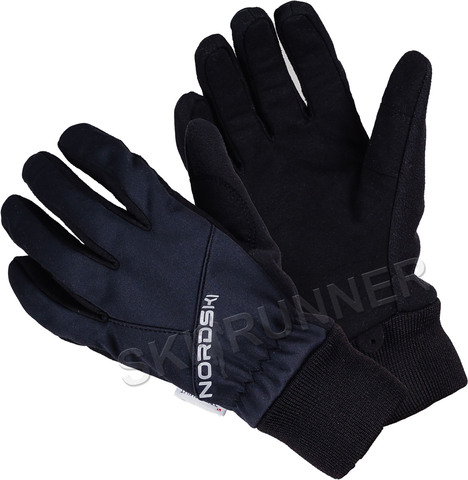 Лыжные перчатки Nordski Motion Black WS