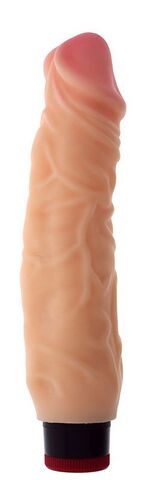 Вибратор-реалистик с крупными венами на поверхности REALSTUFF 8INCH VIBRATOR - 20,3 см. - Dream Toys RealStuff 20639