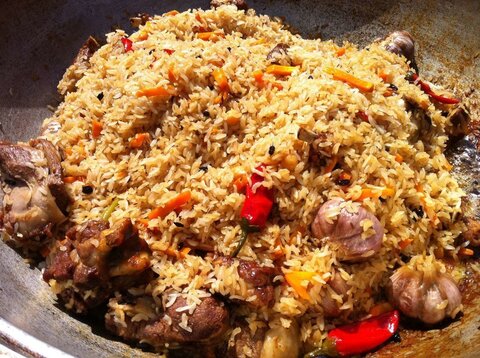 Плов с лосятиной