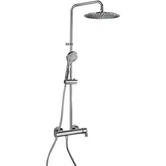 Ramon Soler 937802RP240 Стойка с тропическим и ручным душем Хром фото