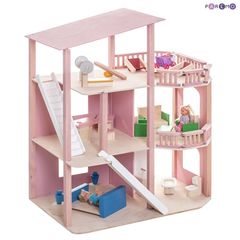 Кукольный домик "Коралловый риф" с мебелью 21 предмет