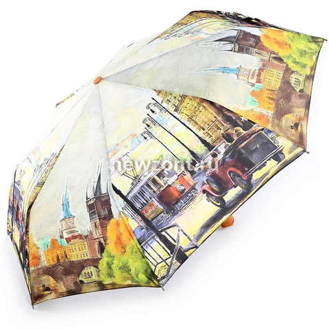 Дамский зонт полный автомат Magic Rain старая Прага