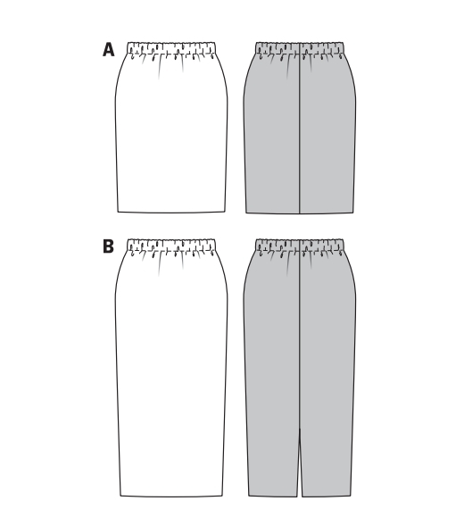 Как сшить юбку из трикотажа