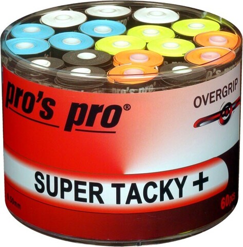 Намотки теннисные Pro's Pro Super Tacky Plus 60P - color
