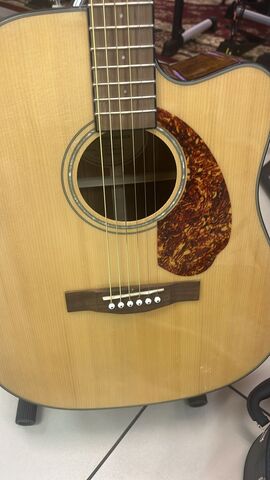 FENDER CD-140SCE DREAD NAT W/CASE электроакустическая гитара, цвет натуральный, в комплекте кейс