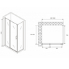Abber Sonnenstrand AG04100MS-S80M Душевой уголок, 100x80x195