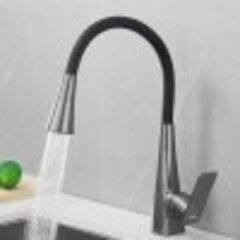 Смеситель для кухни с гибким изливом HAIBA HB73823-3 графит