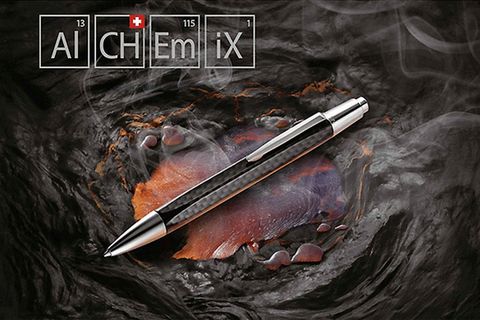 Ручка шариковая Caran d'Ache Office Alchemix Carbone & Chrome (4880.496)