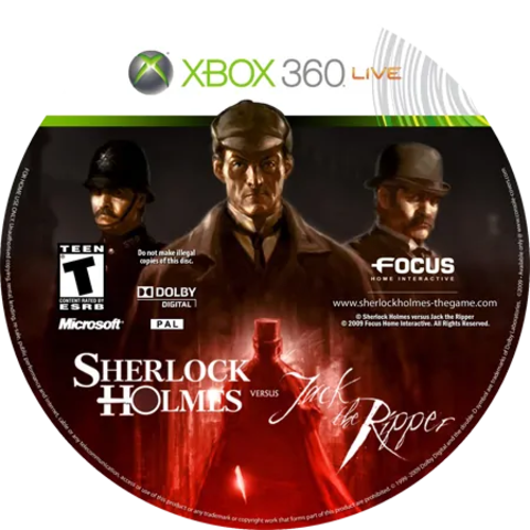 Sherlock Holmes vs Jack The Ripper [Xbox 360]