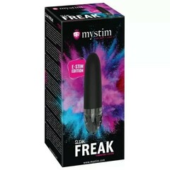 Вибратор Mystim Sleak Freak с электростимуляцией, черный