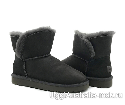 UGG Women’s Classic Mini Cuff Boot Grey