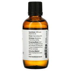 Now Foods, Эфирные масла, перечная мята, 2 жидких унции (59 мл)