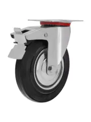 Колесо поворотное с тормозом D 160 мм