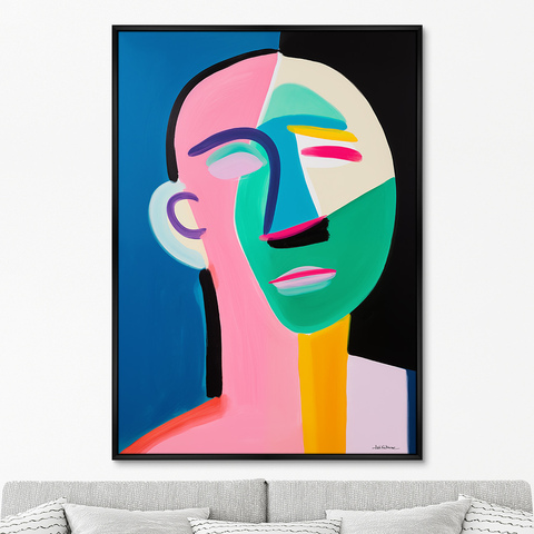ArtNoMore - Репродукция картины на холсте The Mask collection, No 10, 2024г.