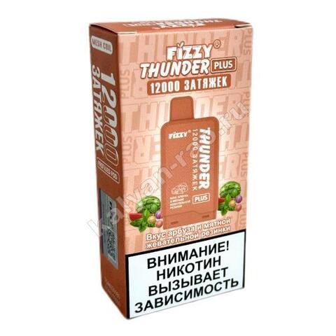 Картридж Fizzy Thunder Plus 12000 затяжек - Арбуз Мятная Жевательная Резинка