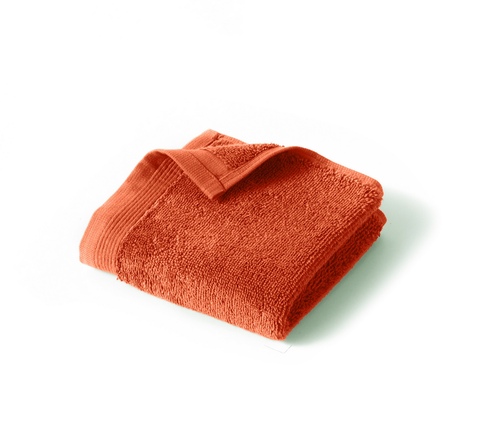 Полотенце 40x60 Blanc des Vosges Uni Terra Cota terracota оранжевое