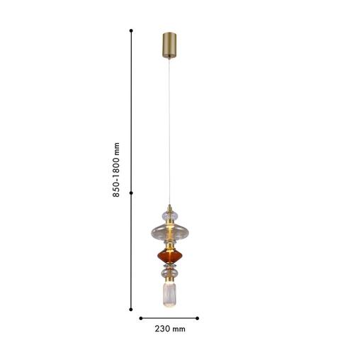 Подвесной светодиодный светильник Favourite Veneto 4237-1P