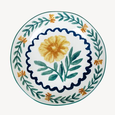 Тарелка глубокая 21.5см Дымов Керамика Луга