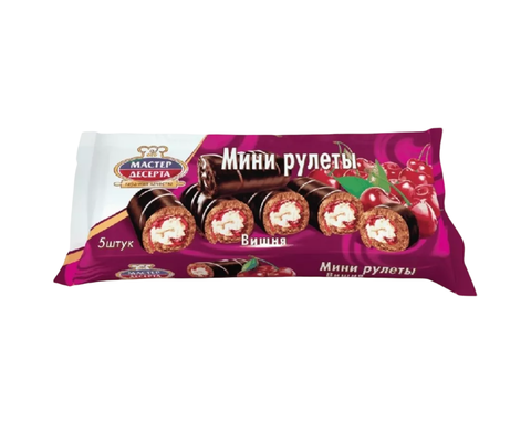 Мини-рулеты бисквитные 