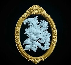 Силиконовый молд Рамка + букет в подарок