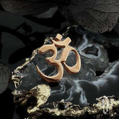 Накрутка "Om" - Розовое золото