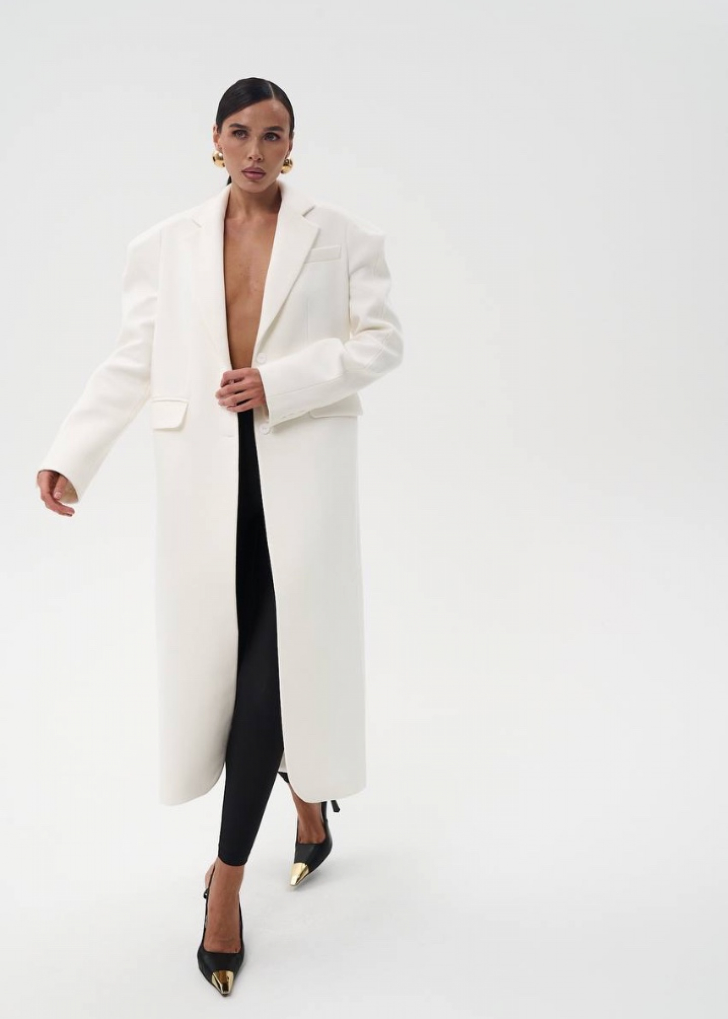 Пальто Топ, Белое