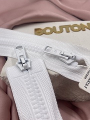 Молния тракторная ARTA-F 001 белый двухзамковая