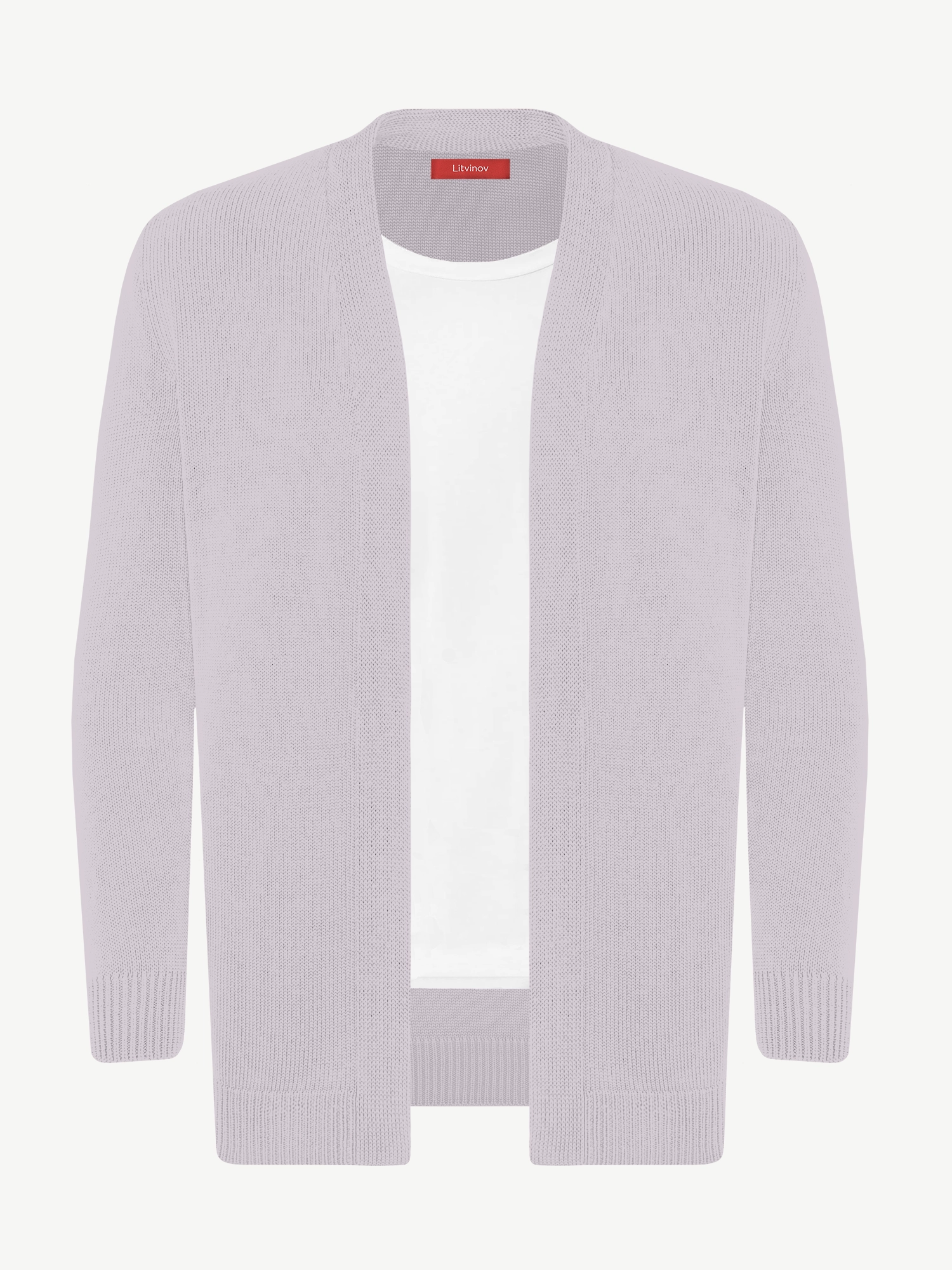 Кардиган с планкой из экохлопка