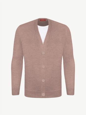 Кардиган с пуговицами из мягкой шерсти